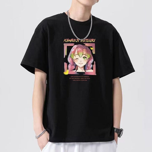 Demon Slayer Kanroji Mitsuri Anime T shirt - KataMoon