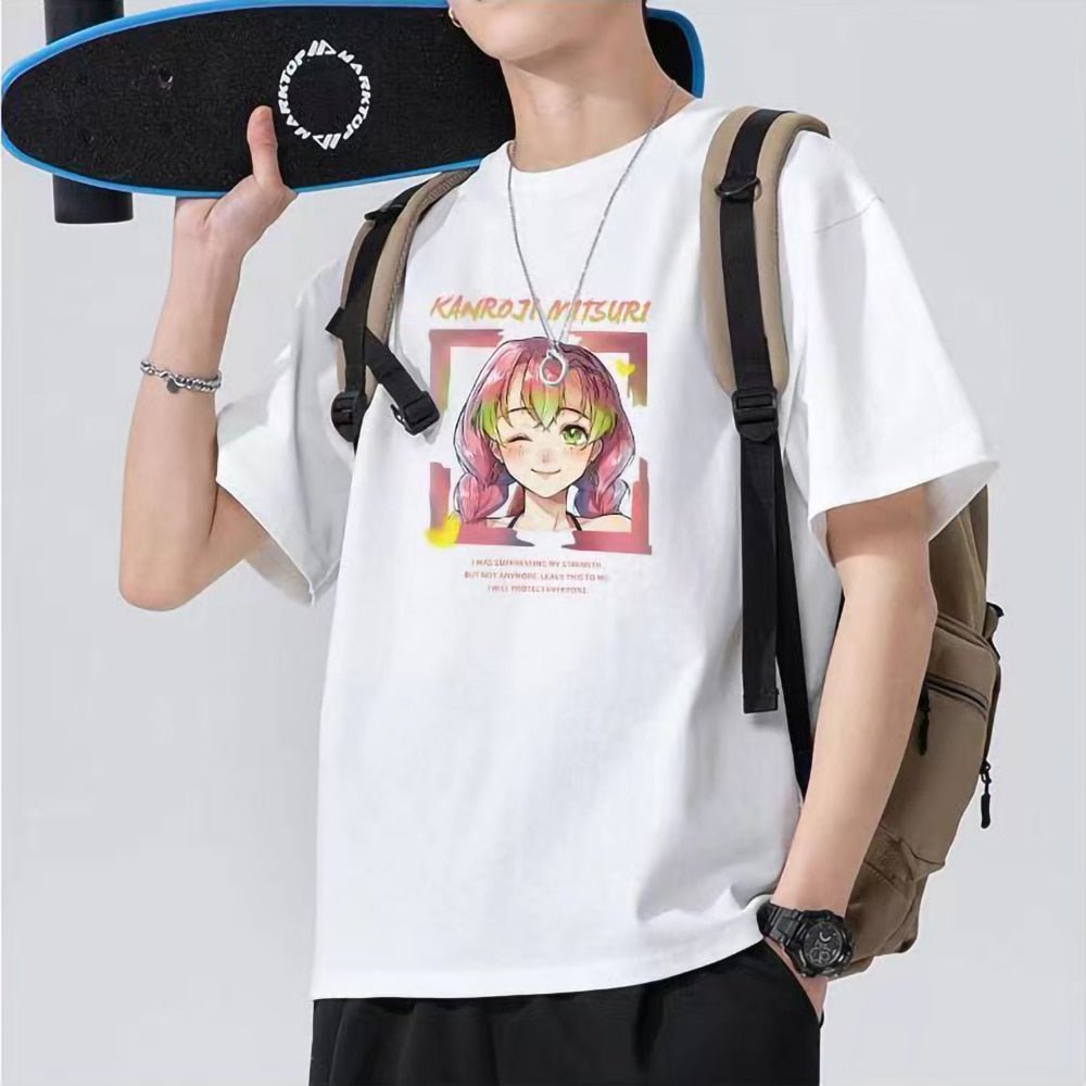 Demon Slayer Kanroji Mitsuri Anime T shirt - KataMoon