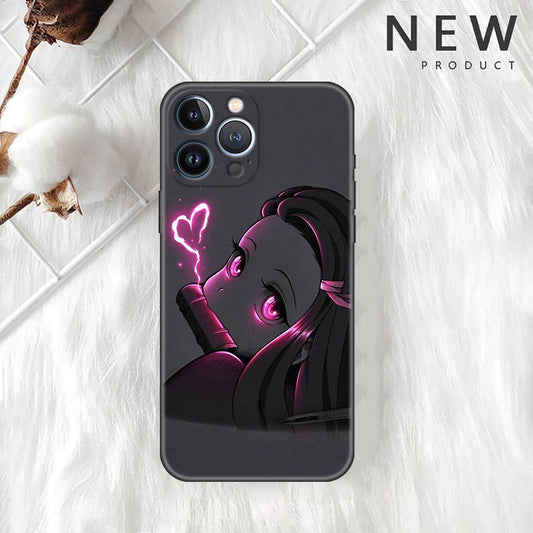 Demon Slayer Kimetsu No Yaiba Nezuko Kamado Iphone Phone Case - KataMoon