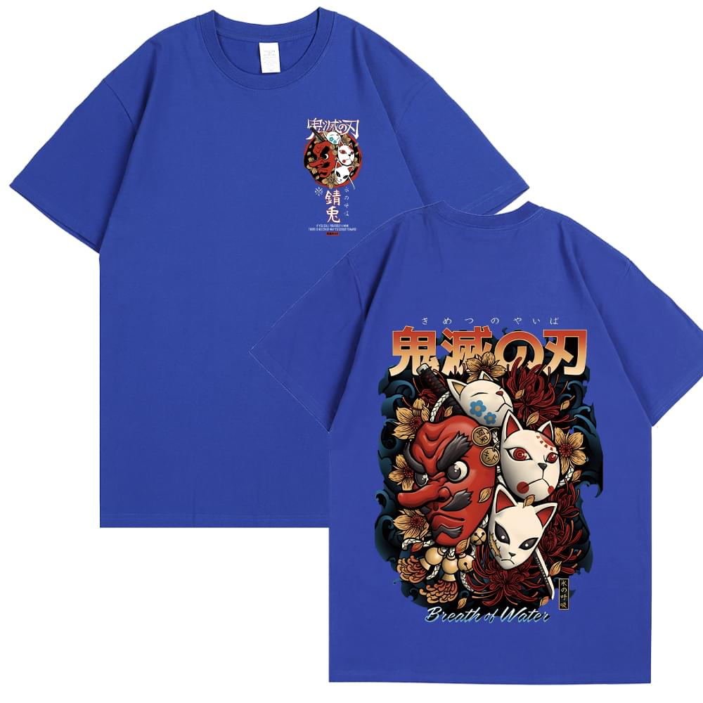 Demon Slayer Kimetsu No Yaiba Tengu Mask T Shirt - KataMoon