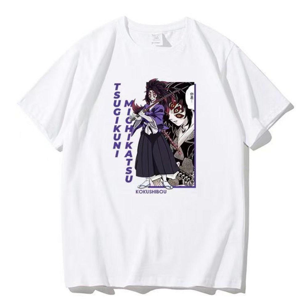 Demon Slayer Kokushibou Anime T shirt - KataMoon