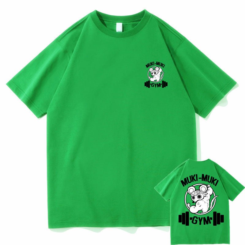 Demon Slayer Ninju Ninja Muscular Uzui Tengen Mouse Gym T shirt - KataMoon