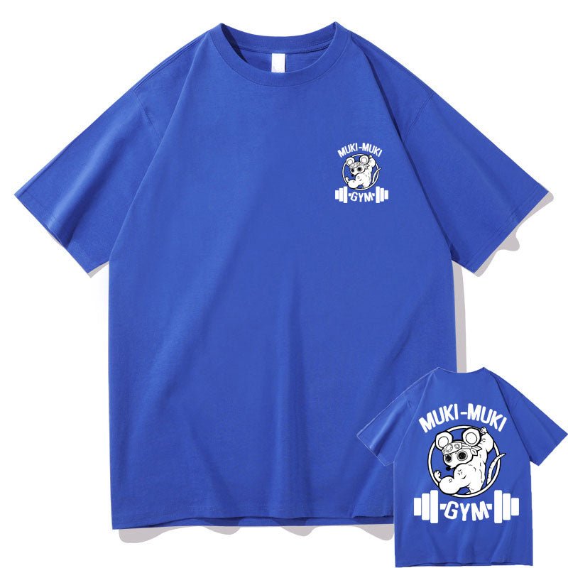 Demon Slayer Ninju Ninja Muscular Uzui Tengen Mouse Gym T shirt - KataMoon