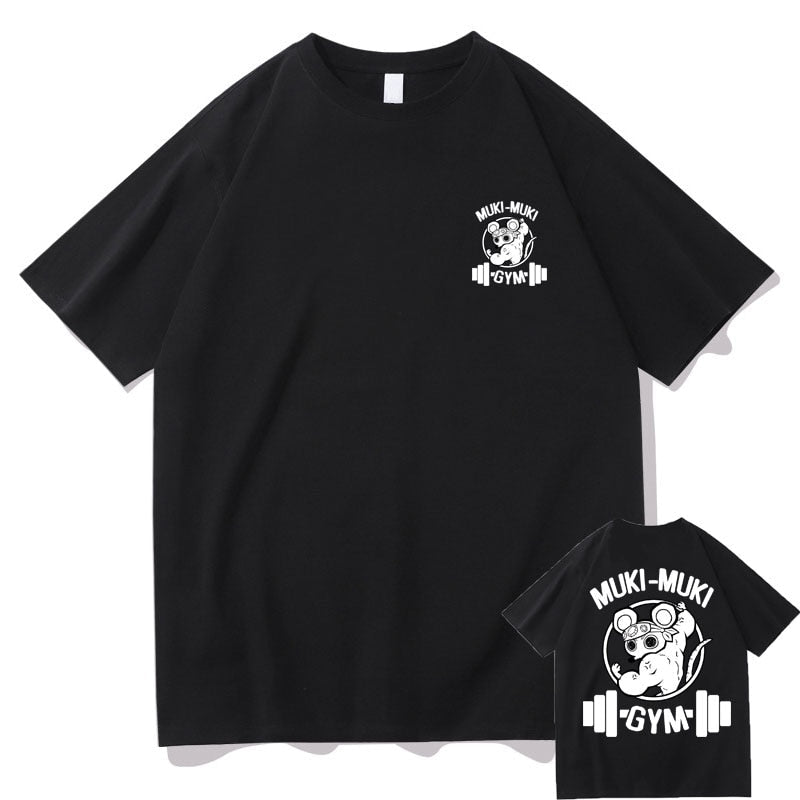 Demon Slayer Ninju Ninja Muscular Uzui Tengen Mouse Gym T shirt - KataMoon