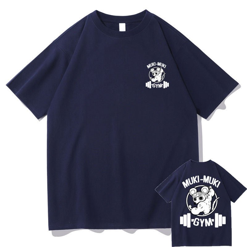 Demon Slayer Ninju Ninja Muscular Uzui Tengen Mouse Gym T shirt - KataMoon
