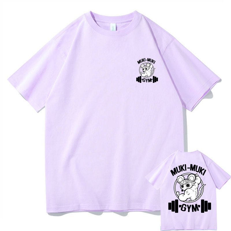Demon Slayer Ninju Ninja Muscular Uzui Tengen Mouse Gym T shirt - KataMoon