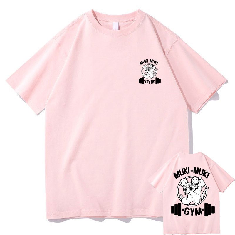 Demon Slayer Ninju Ninja Muscular Uzui Tengen Mouse Gym T shirt - KataMoon