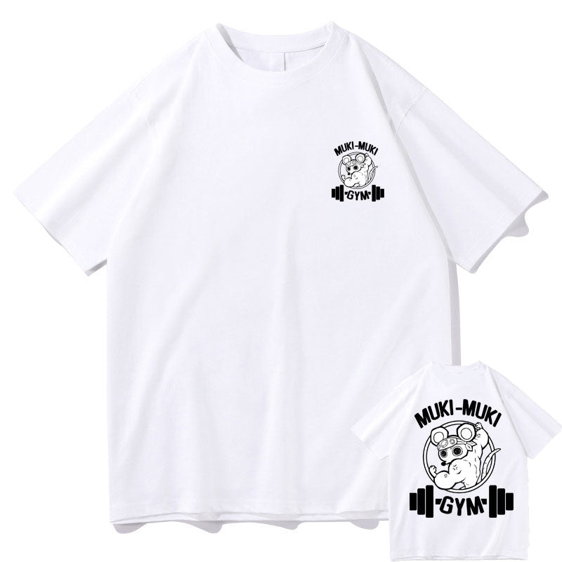 Demon Slayer Ninju Ninja Muscular Uzui Tengen Mouse Gym T shirt - KataMoon