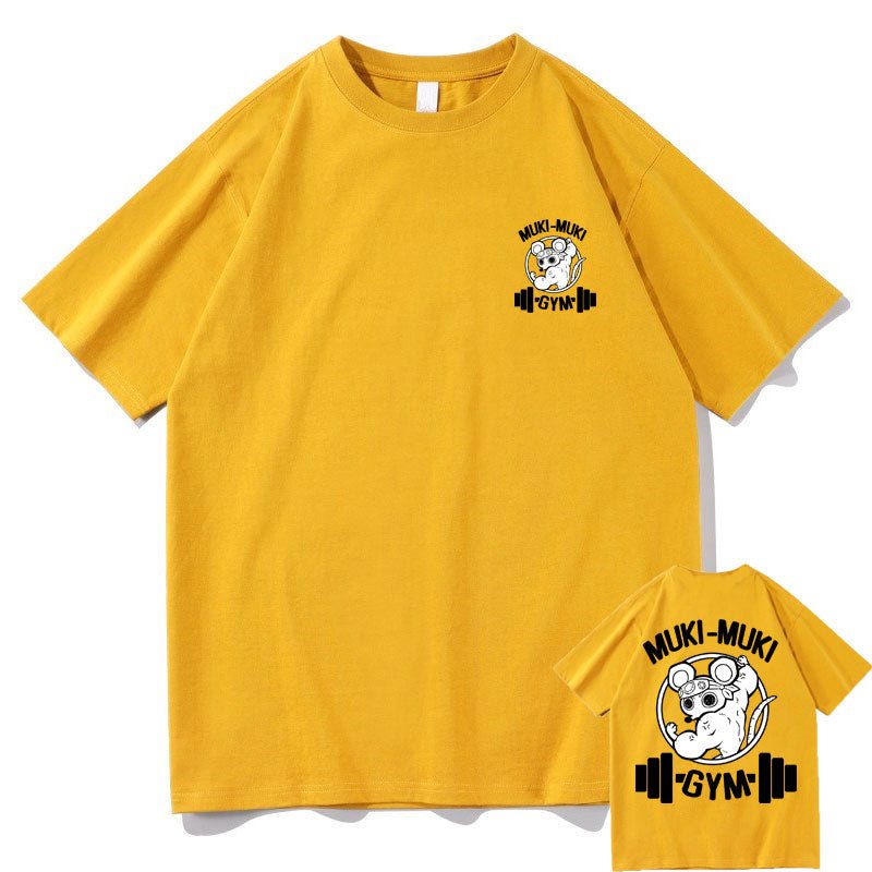 Demon Slayer Ninju Ninja Muscular Uzui Tengen Mouse Gym T shirt - KataMoon