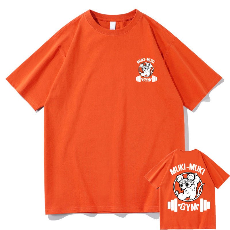 Demon Slayer Ninju Ninja Muscular Uzui Tengen Mouse Gym T shirt - KataMoon
