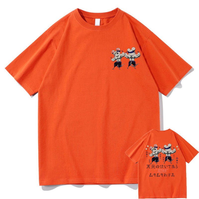 Demon Slayer Ninju Uzui Tengen Ninja Muscular Mouse T shirt - KataMoon