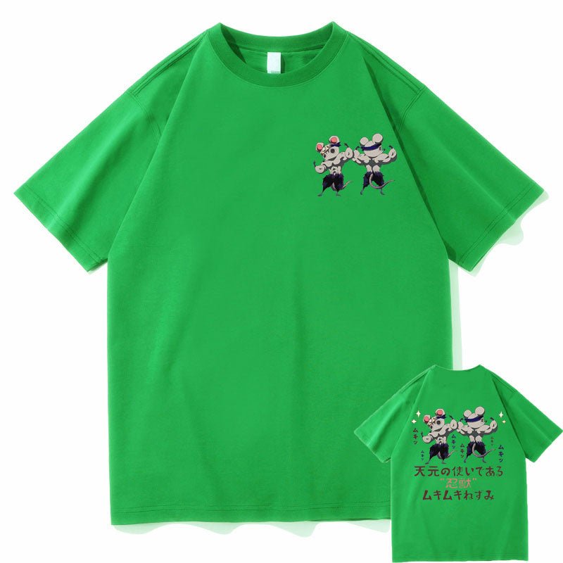 Demon Slayer Ninju Uzui Tengen Ninja Muscular Mouse T shirt - KataMoon