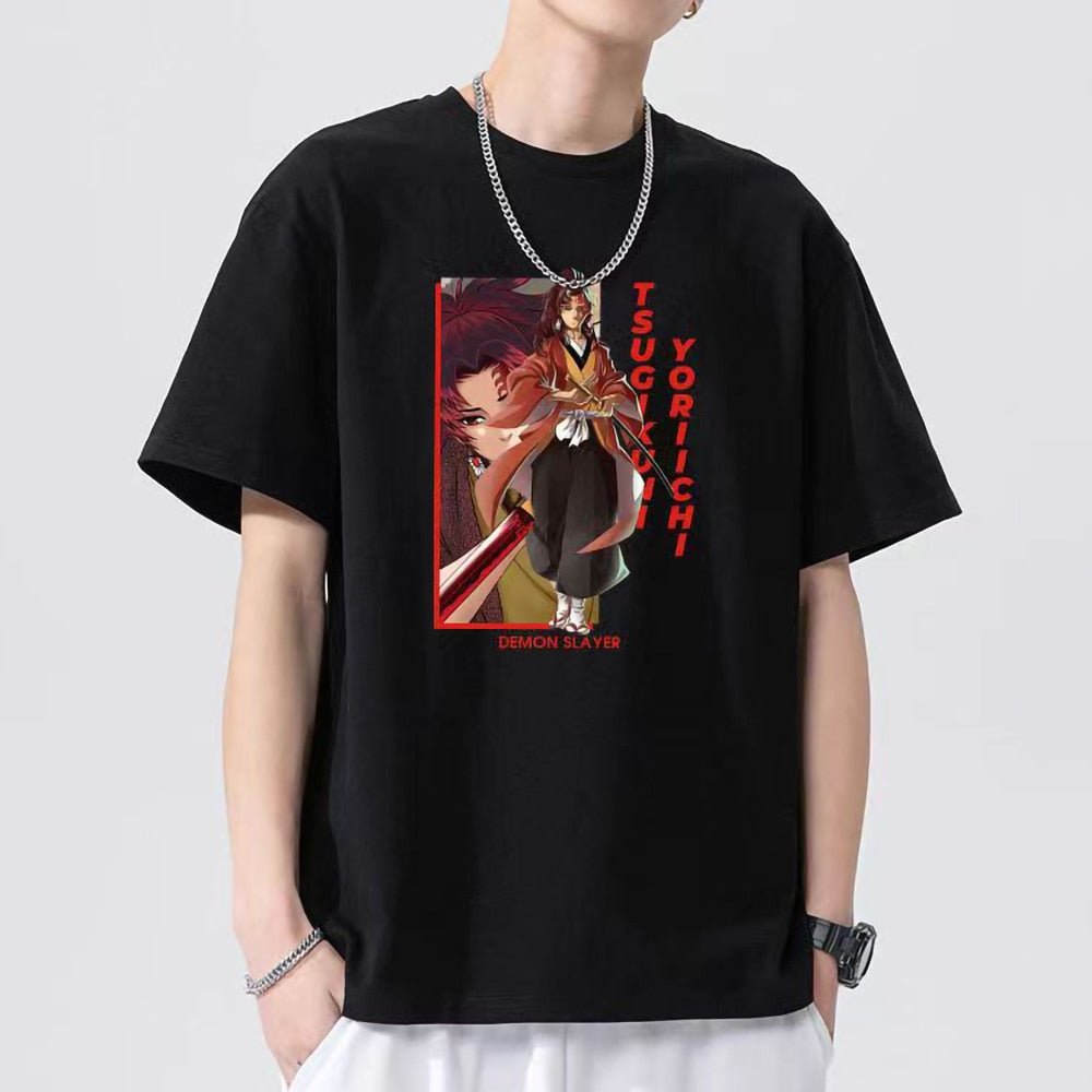 Demon Slayer Tsugikuni Yoriichi Anime T shirt - KataMoon