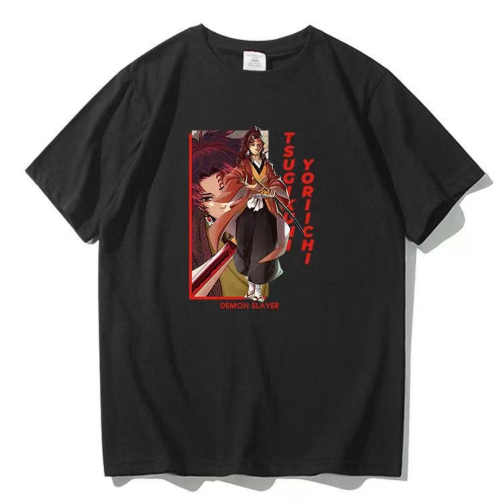 Demon Slayer Tsugikuni Yoriichi Anime T shirt - KataMoon