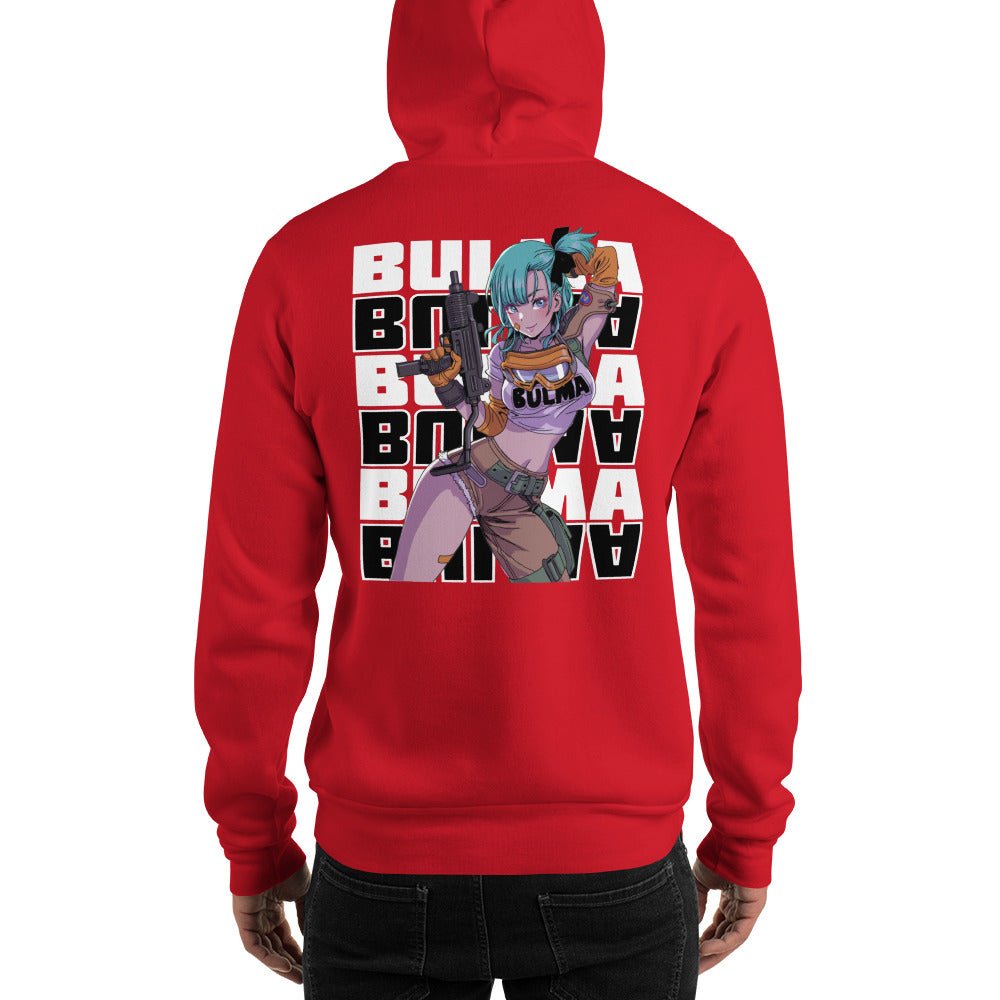 Dragon Ball Super Saiyan Bulma Gun Hand Hoodie - KM0137HO - KataMoon