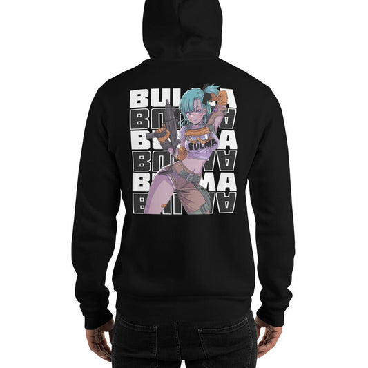 Dragon Ball Super Saiyan Bulma Gun Hand Hoodie - KM0137HO - KataMoon