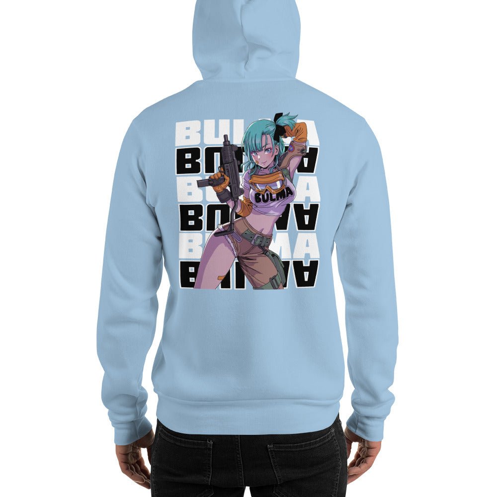 Dragon Ball Super Saiyan Bulma Gun Hand Hoodie - KM0137HO - KataMoon