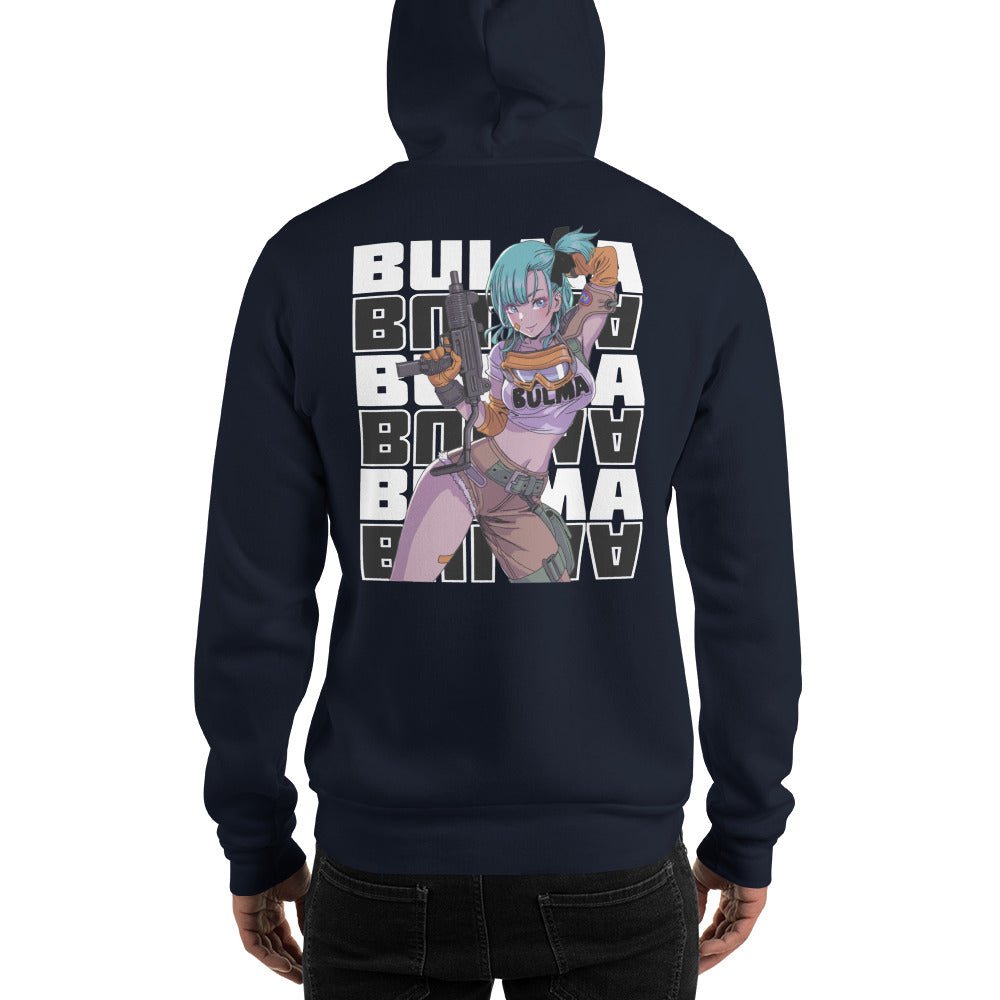 Dragon Ball Super Saiyan Bulma Gun Hand Hoodie - KM0137HO - KataMoon