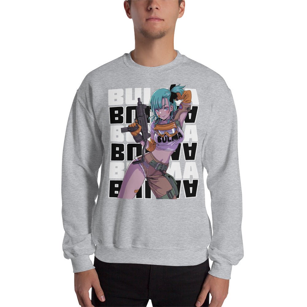 Dragon Ball Super Saiyan Bulma Gun Hand Sweatshirt - KM0137SW - KataMoon