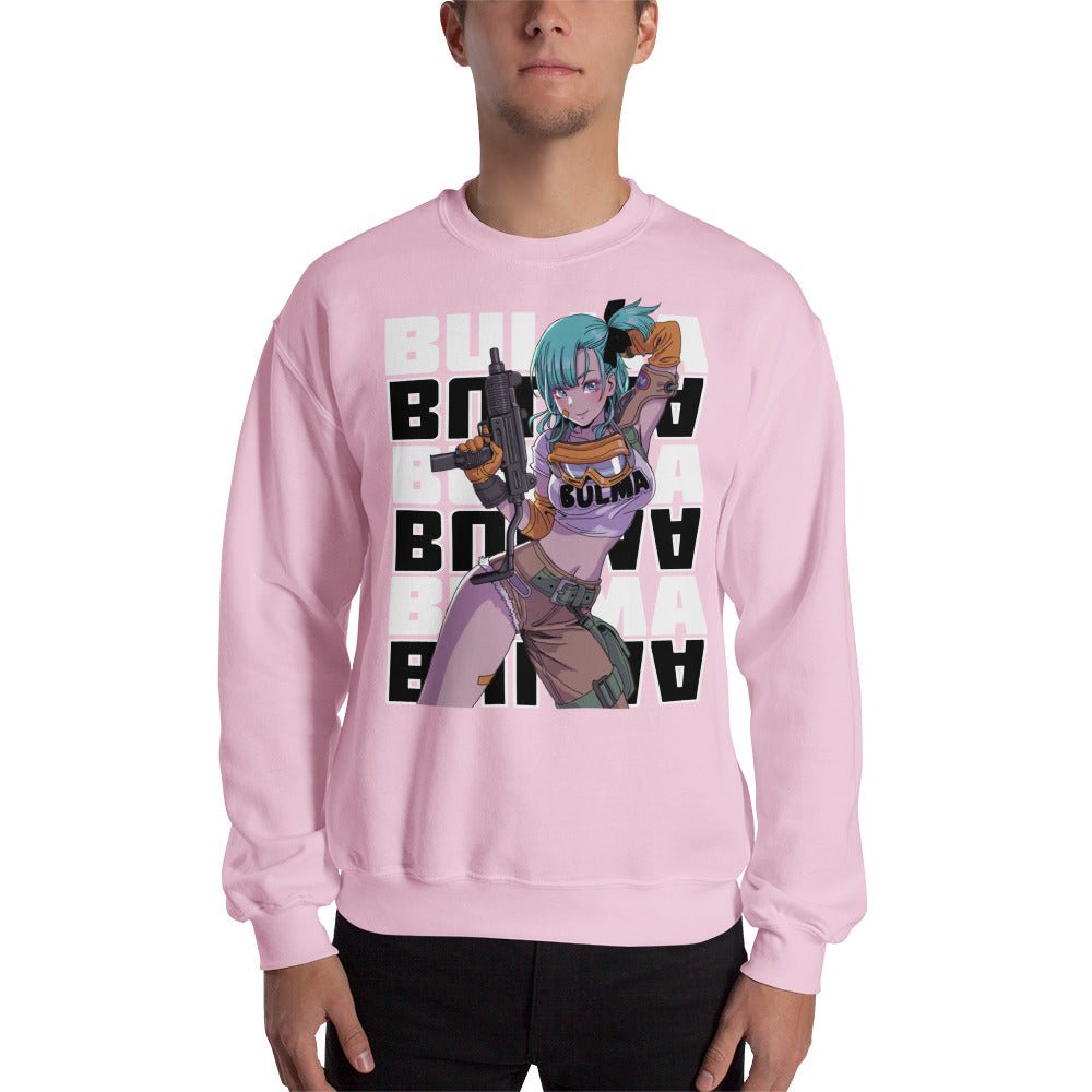 Dragon Ball Super Saiyan Bulma Gun Hand Sweatshirt - KM0137SW - KataMoon