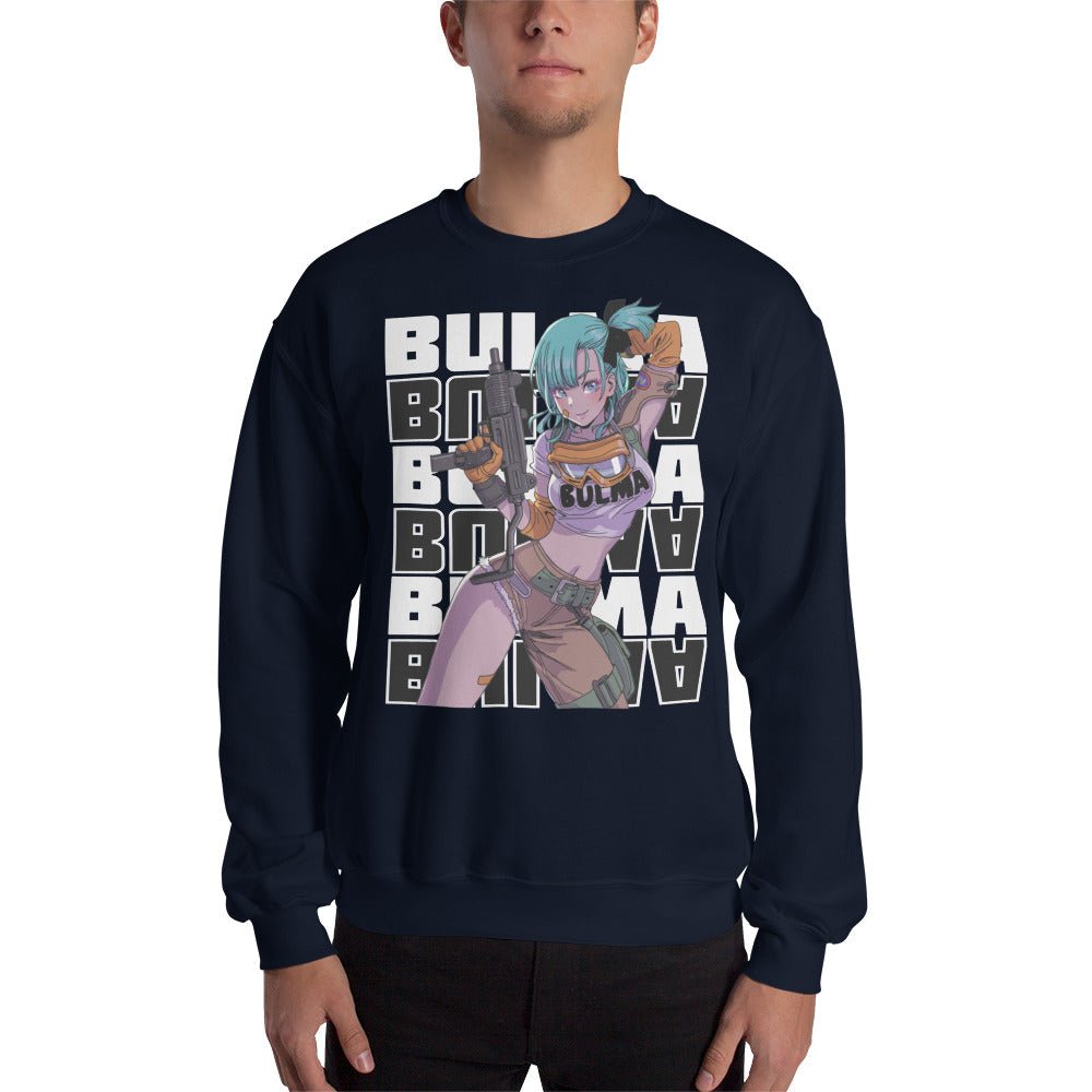 Dragon Ball Super Saiyan Bulma Gun Hand Sweatshirt - KM0137SW - KataMoon