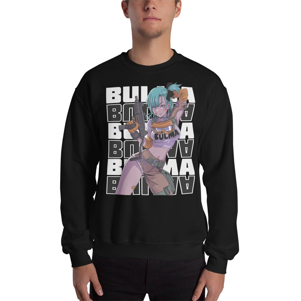 Dragon Ball Super Saiyan Bulma Gun Hand Sweatshirt - KM0137SW - KataMoon