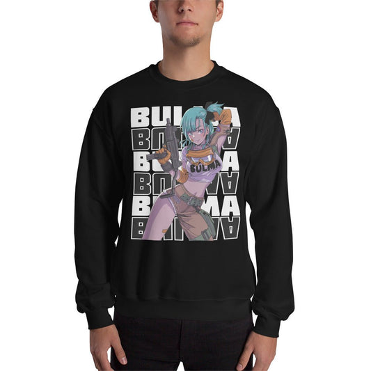 Dragon Ball Super Saiyan Bulma Gun Hand Sweatshirt - KM0137SW - KataMoon