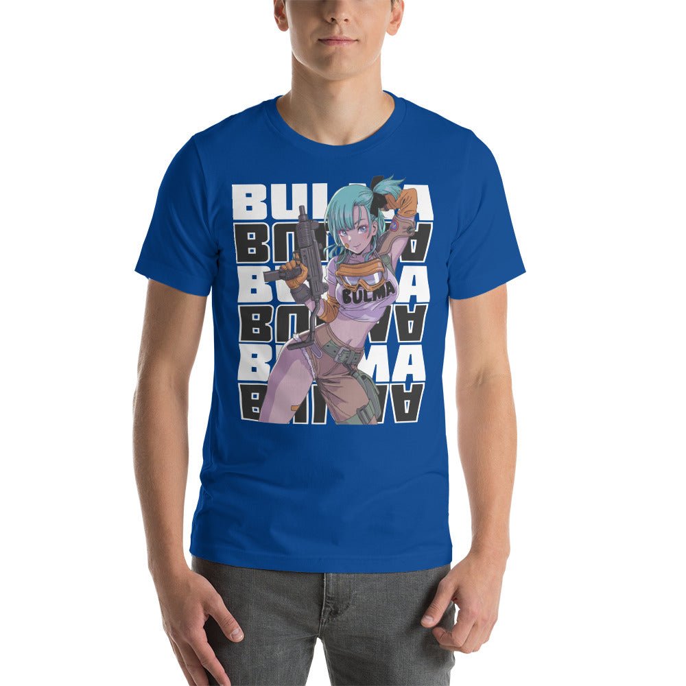 Dragon Ball Super Saiyan Bulma Gun Hand T shirt - KM0137TS - KataMoon