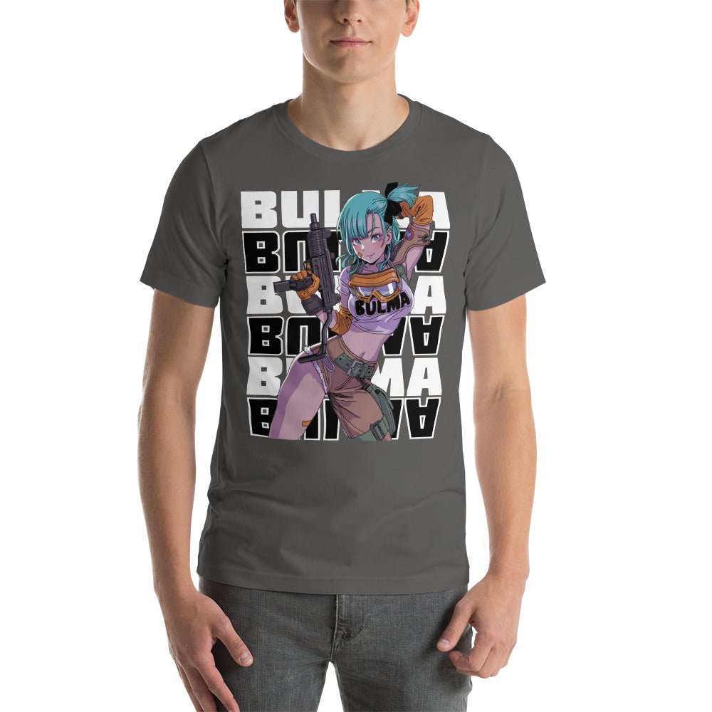 Dragon Ball Super Saiyan Bulma Gun Hand T shirt - KM0137TS - KataMoon