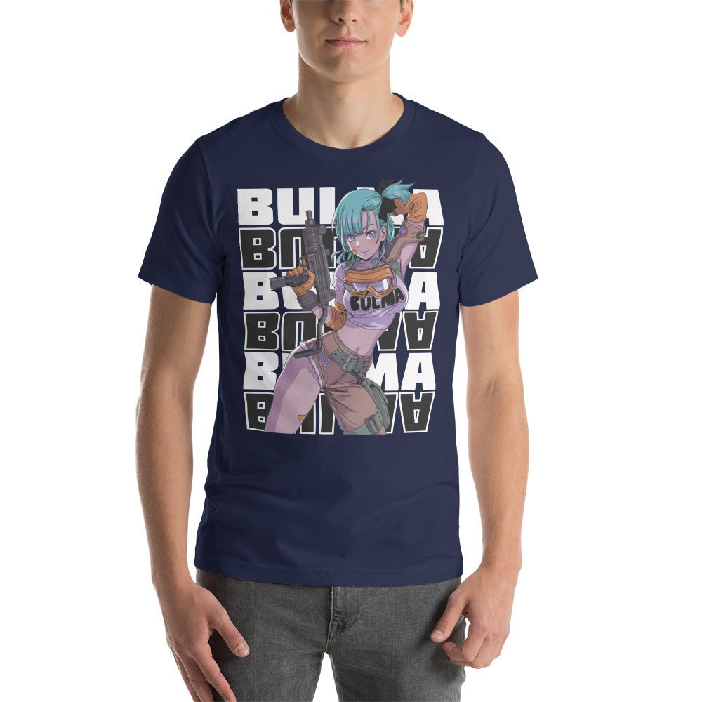 Dragon Ball Super Saiyan Bulma Gun Hand T shirt - KM0137TS - KataMoon