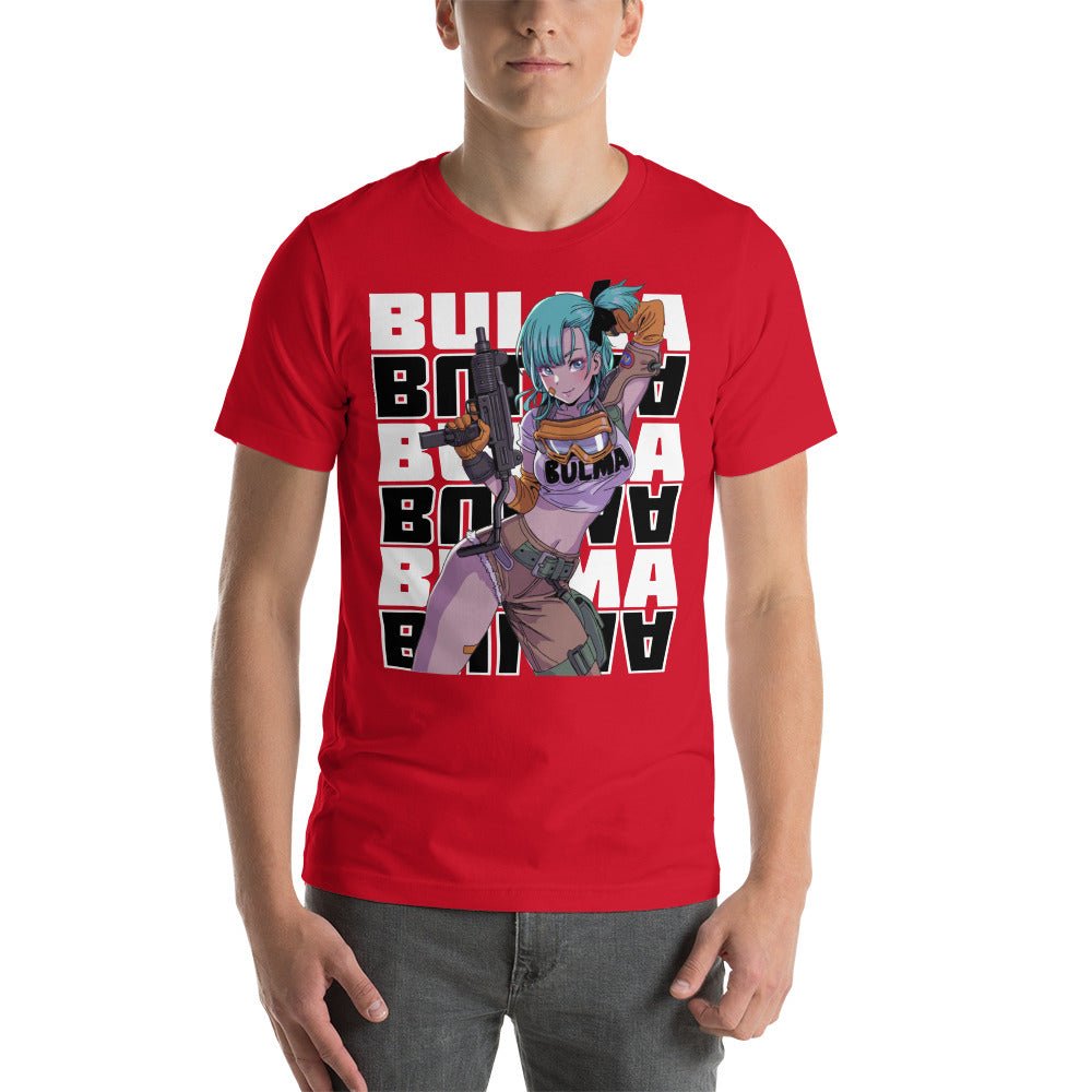 Dragon Ball Super Saiyan Bulma Gun Hand T shirt - KM0137TS - KataMoon