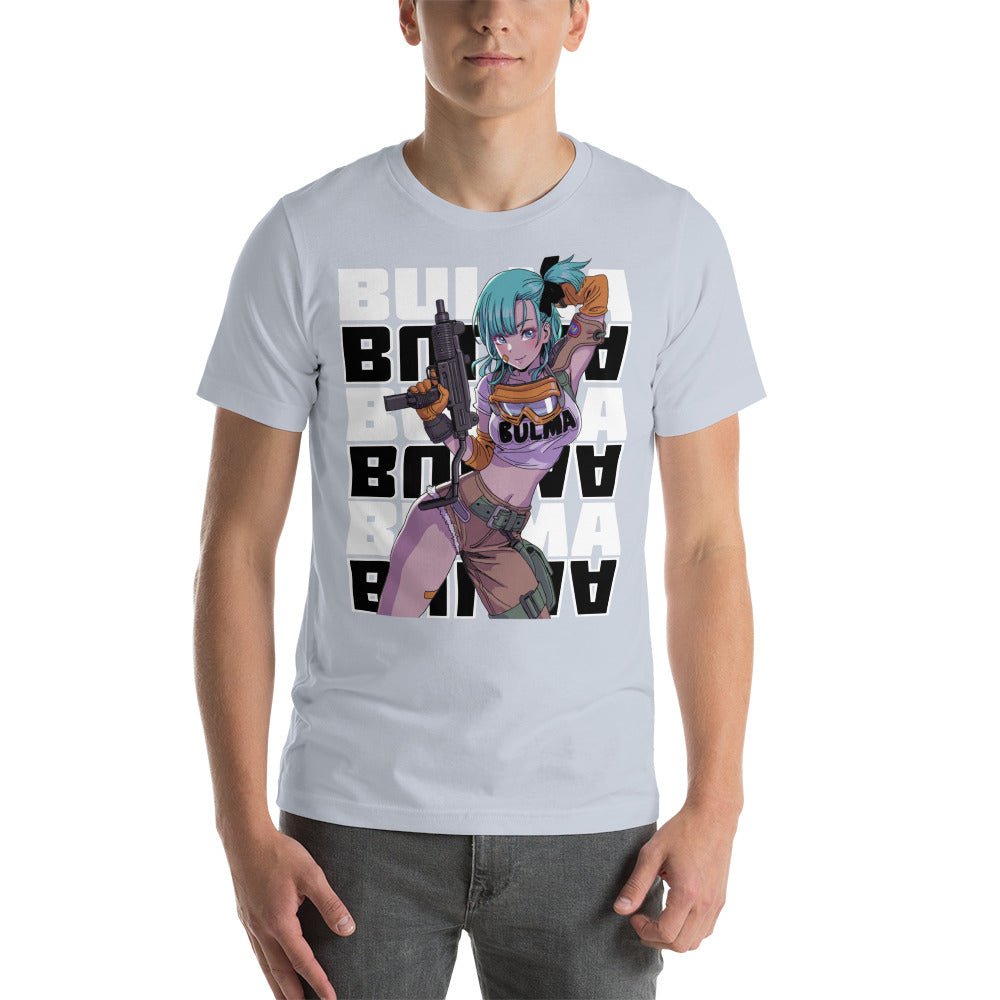 Dragon Ball Super Saiyan Bulma Gun Hand T shirt - KM0137TS - KataMoon