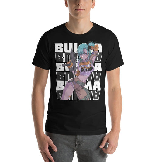 Dragon Ball Super Saiyan Bulma Gun Hand T shirt - KM0137TS - KataMoon