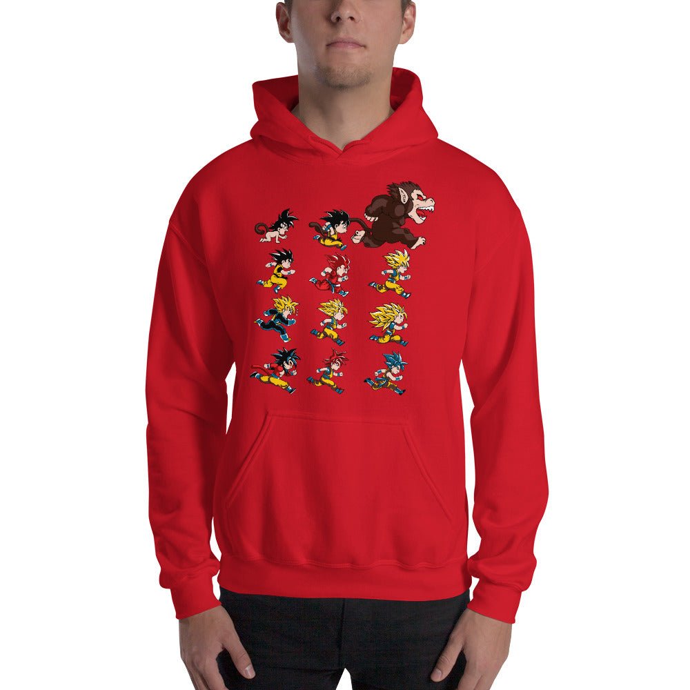 Dragon Ball Super Saiyan Evolution Of Goku Hoodie - KM0124HO - KataMoon