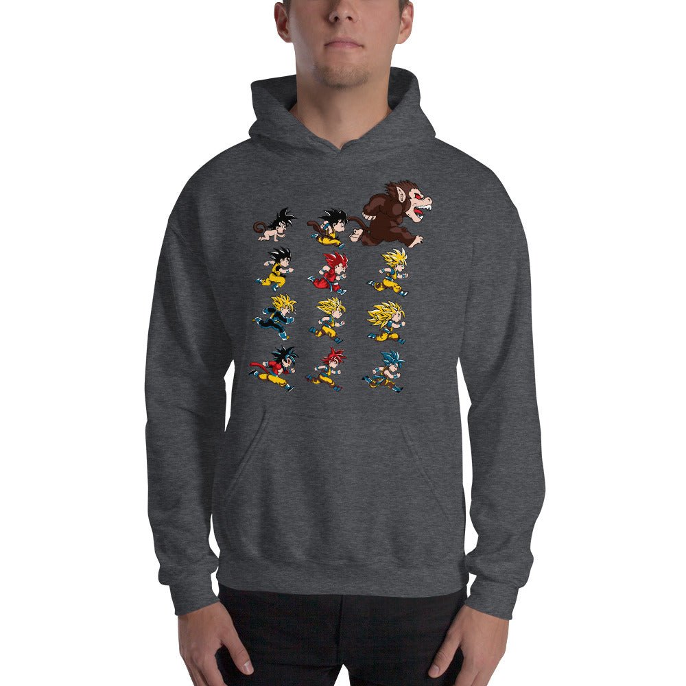 Dragon Ball Super Saiyan Evolution Of Goku Hoodie - KM0124HO - KataMoon