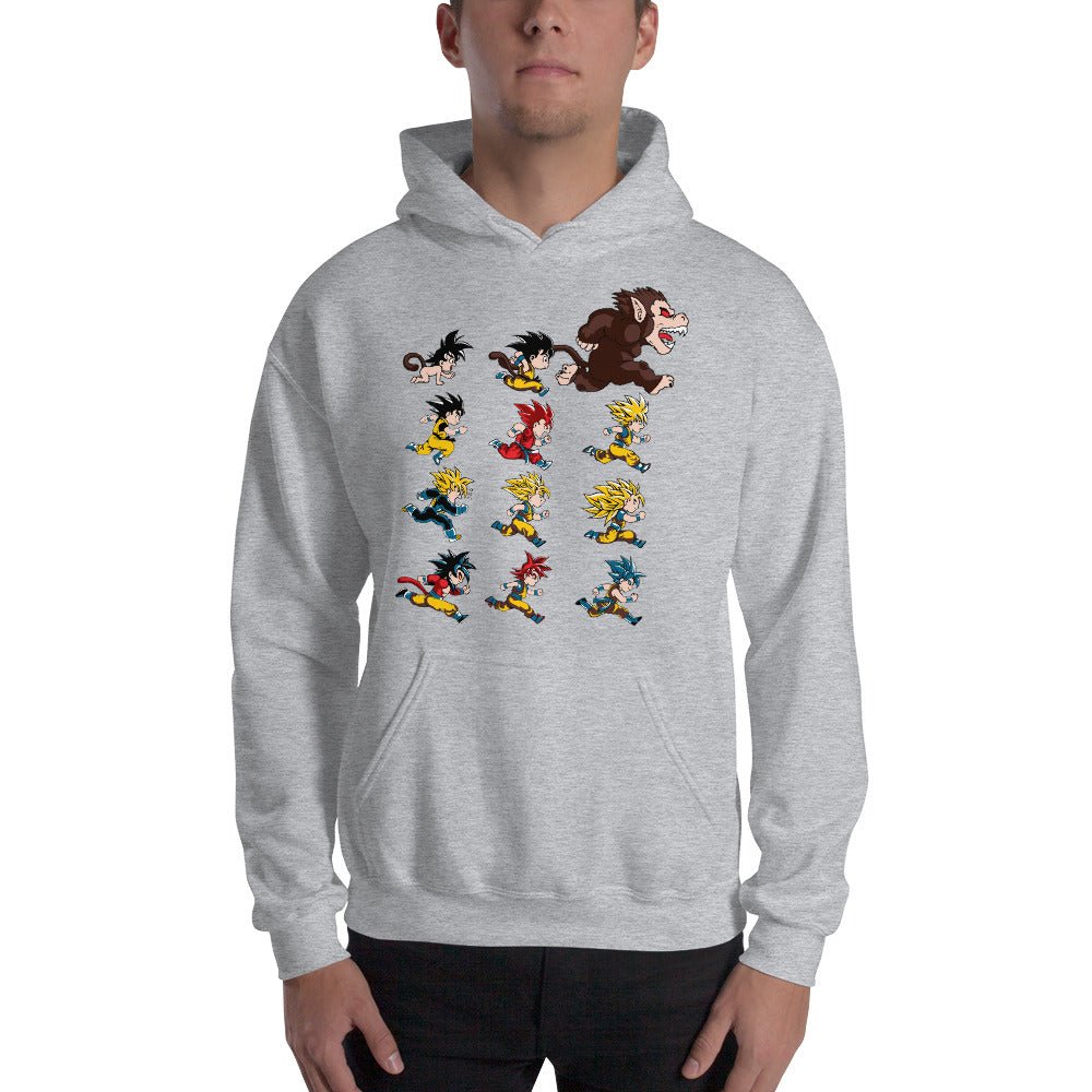 Dragon Ball Super Saiyan Evolution Of Goku Hoodie - KM0124HO - KataMoon