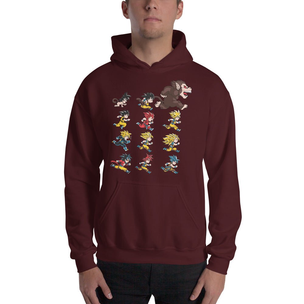 Dragon Ball Super Saiyan Evolution Of Goku Hoodie - KM0124HO - KataMoon