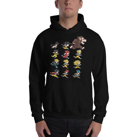 Dragon Ball Super Saiyan Evolution Of Goku Hoodie - KM0124HO - KataMoon