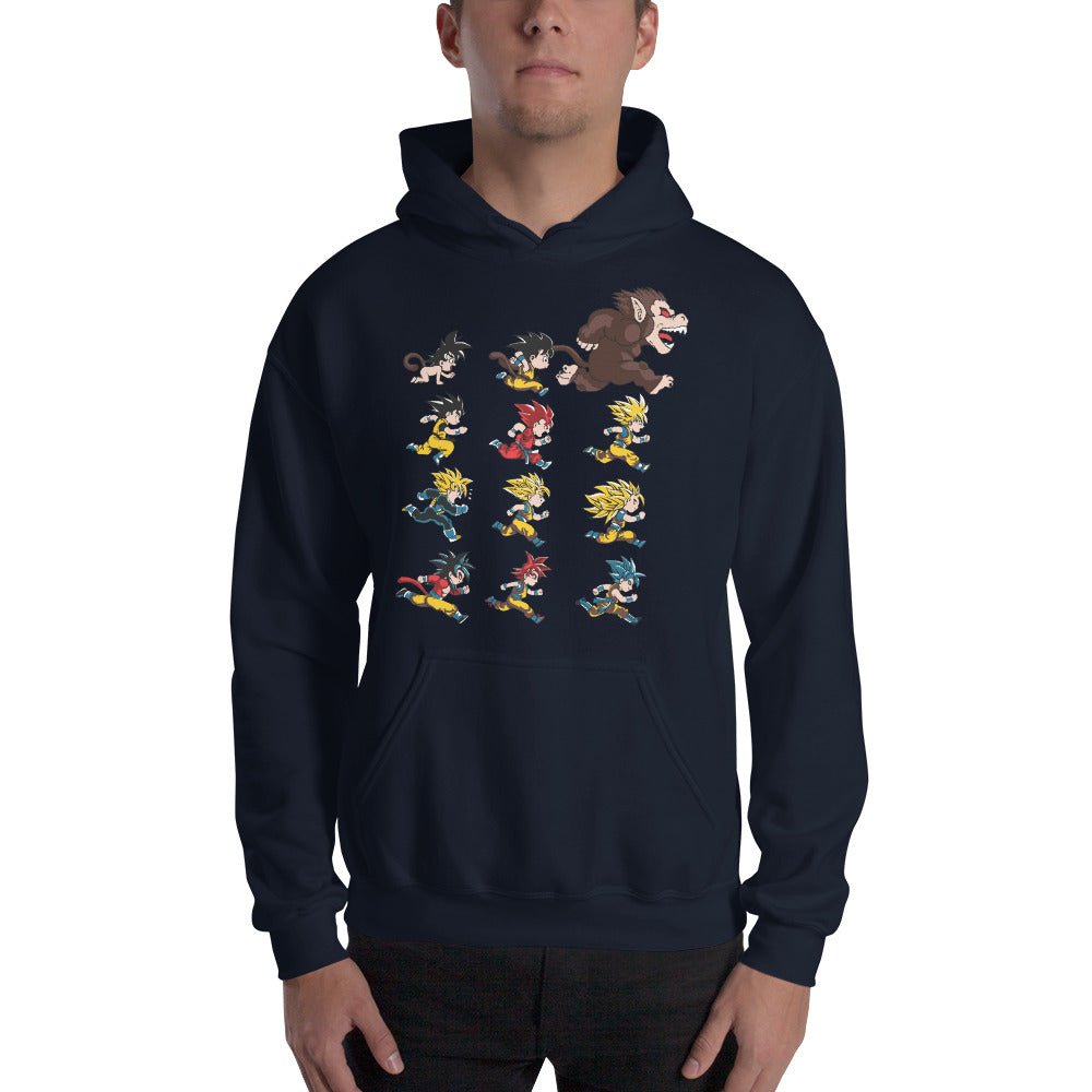 Dragon Ball Super Saiyan Evolution Of Goku Hoodie - KM0124HO - KataMoon