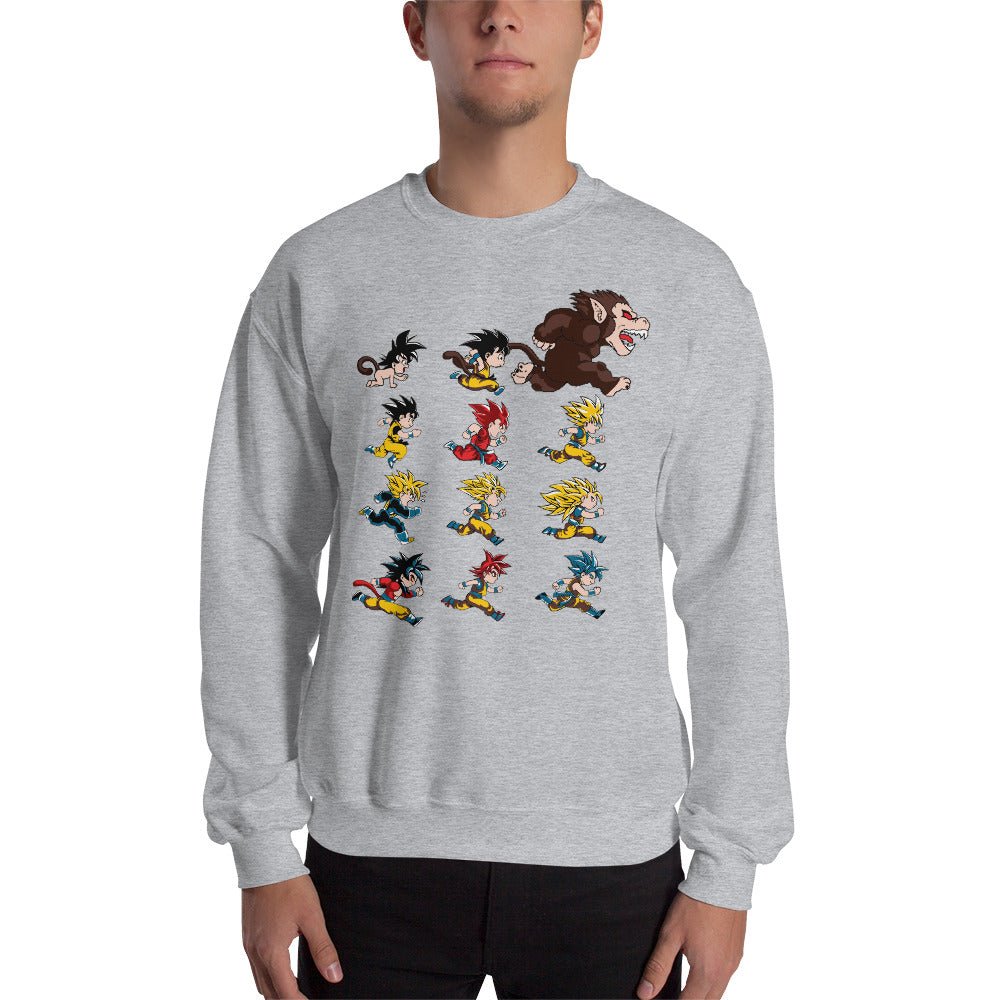 Dragon Ball Super Saiyan Evolution Of Goku Sweatshirt - KM0124SW - KataMoon