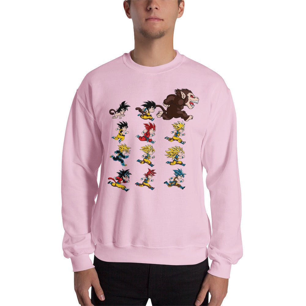 Dragon Ball Super Saiyan Evolution Of Goku Sweatshirt - KM0124SW - KataMoon
