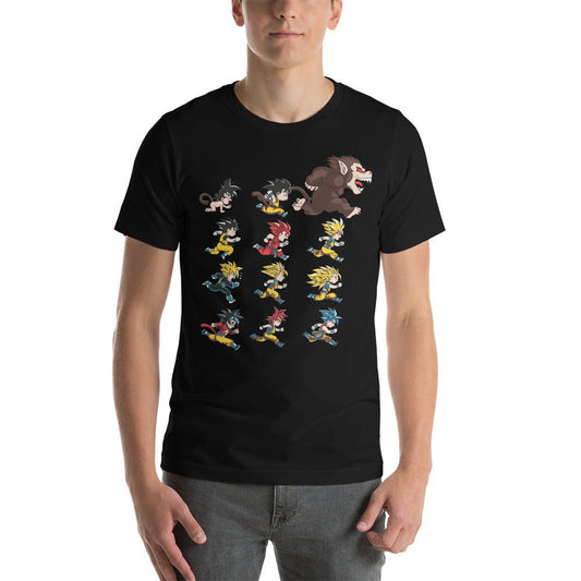 Dragon Ball Super Saiyan Evolution Of Goku T Shirt - KM0124TS - KataMoon