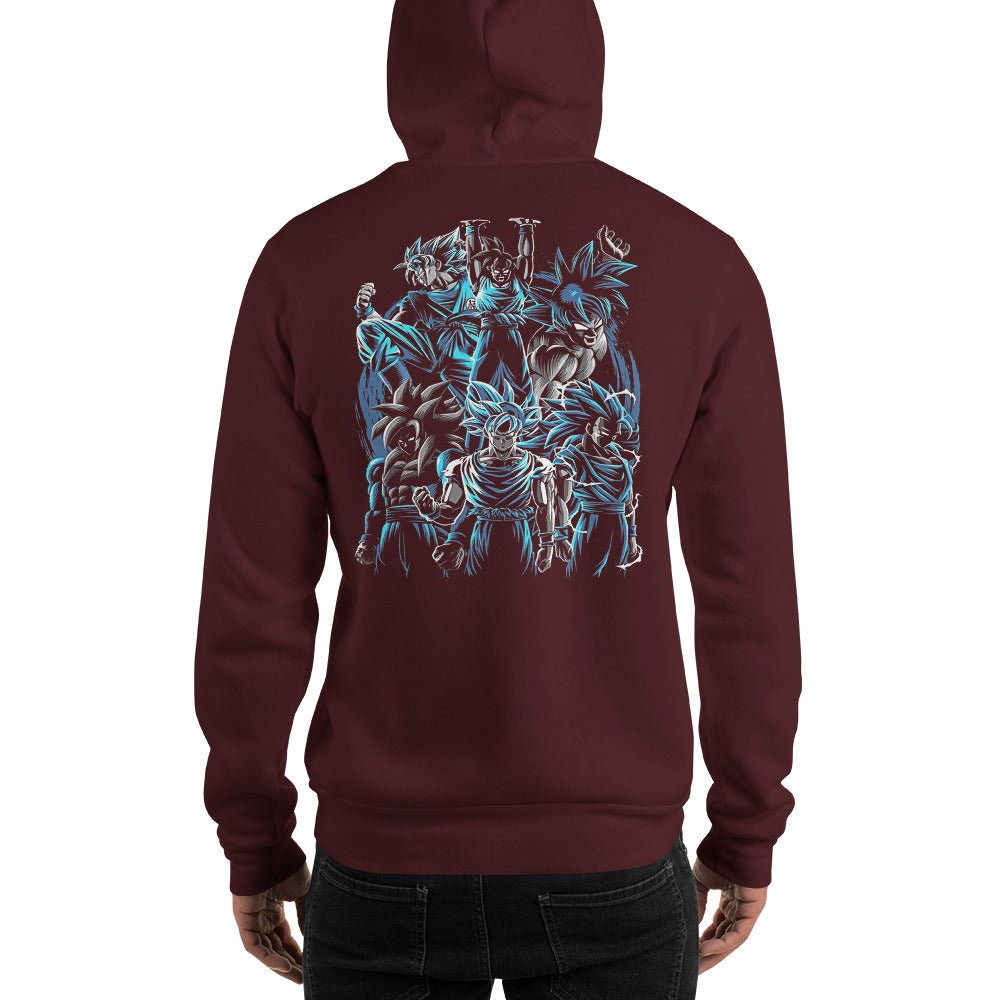 Dragon Ball Super Saiyan Goku God Hoodie - KM0128HO - KataMoon