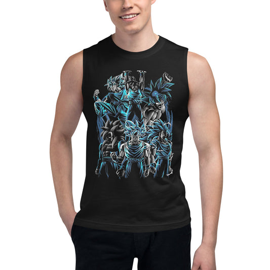 Dragon Ball Super Saiyan Goku God Tank Top - KM0128TT - KataMoon