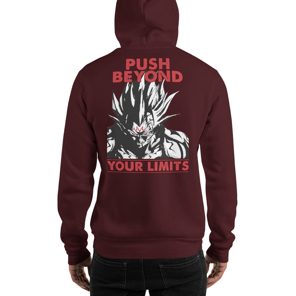 Dragon Ball Super Saiyan Majin Vegeta Push Beyond Your Limits Hoodie - KM0136HO - KataMoon