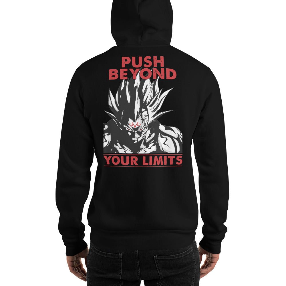 Dragon Ball Super Saiyan Majin Vegeta Push Beyond Your Limits Hoodie - KM0136HO - KataMoon