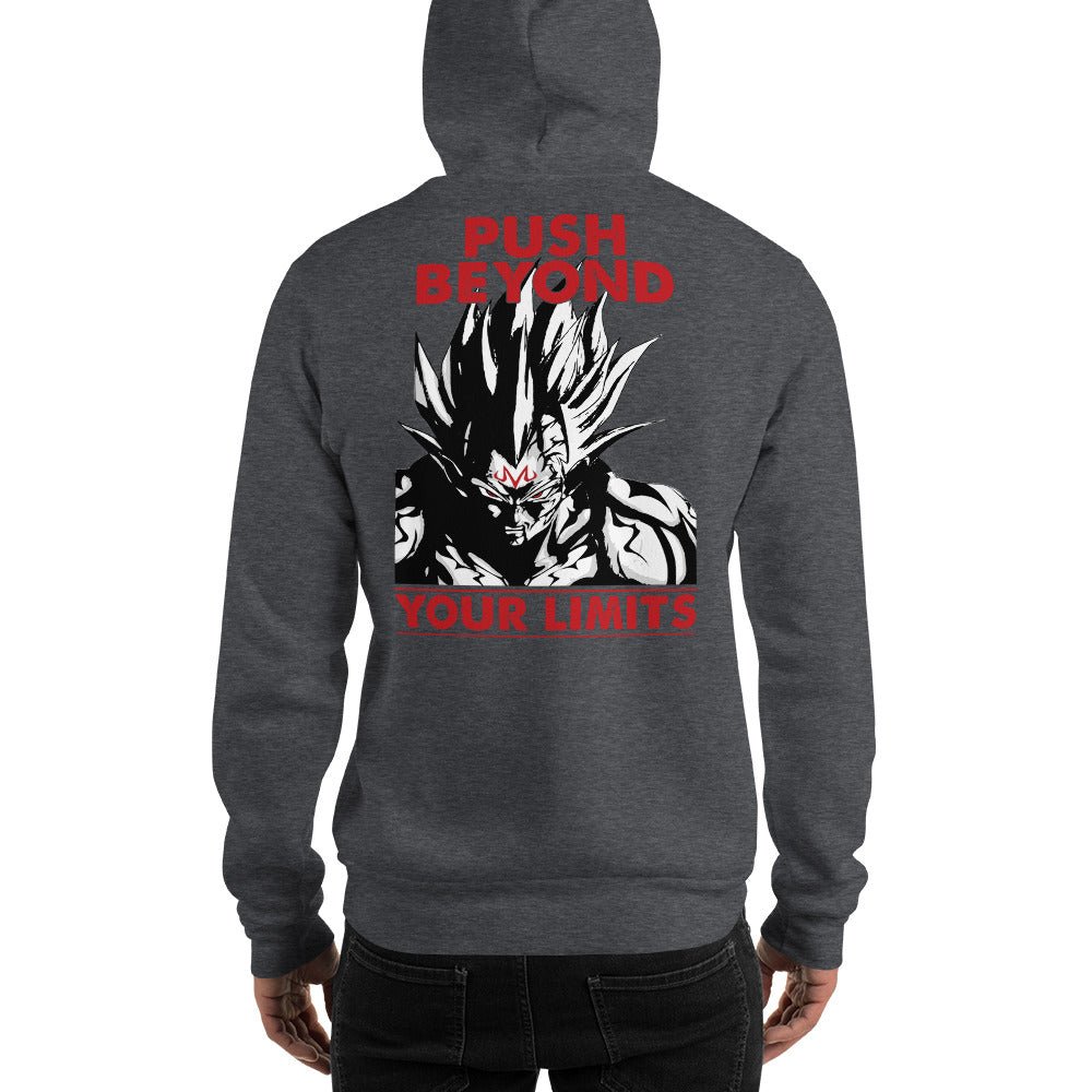 Dragon Ball Super Saiyan Majin Vegeta Push Beyond Your Limits Hoodie - KM0136HO - KataMoon
