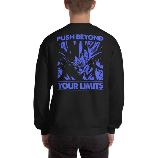 Dragon Ball Super Saiyan Majin Vegeta Push Beyond Your Limits Sweatshirt - KM0134SW - KataMoon