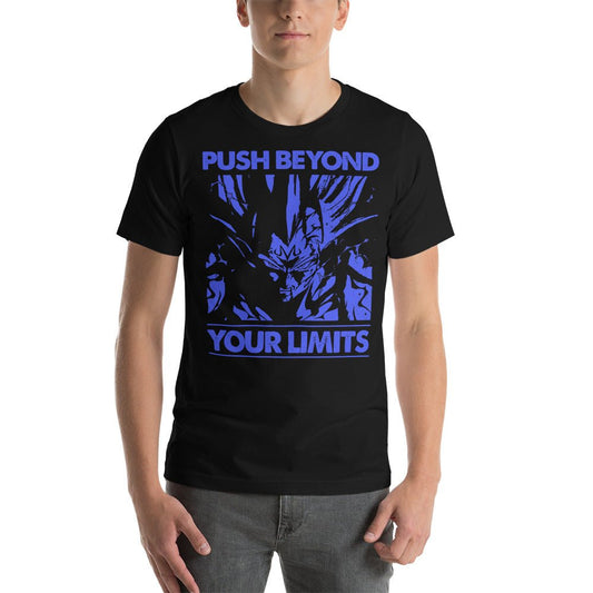 Dragon Ball Super Saiyan Majin Vegeta Push Beyond Your Limits T shirt - KM0134TS - KataMoon
