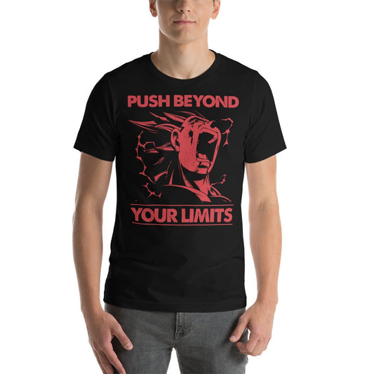 Dragon Ball Super Saiyan Majin Vegeta Push Beyond Your Limits T shirt - KM0135TS - KataMoon